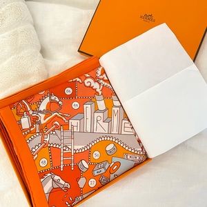 Hermes 100% silk brand new scarf